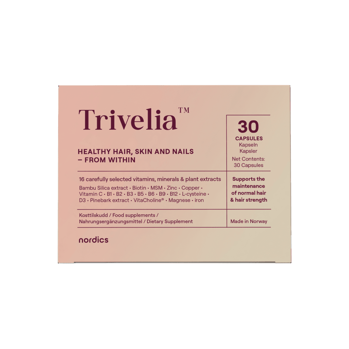 Envase de Trivelia